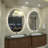 Aevar Simple & Modern Back Led Lighted Anti-fog Oval Bathroom/vanity Mirror-2013004146