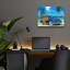 Art mural en verre Dovecove «Blue Lagoon» par Scott Westmoreland-359774738