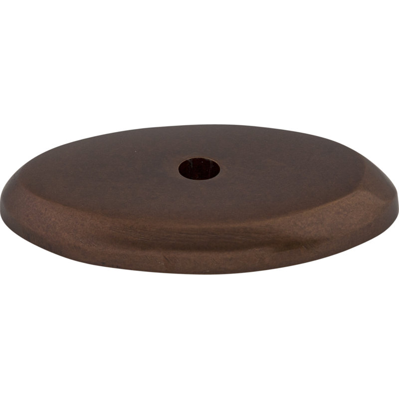 Aspen Oval  Backplate, 0.88" H x 1.5" W x 0.19" D, Mahogany Bronze