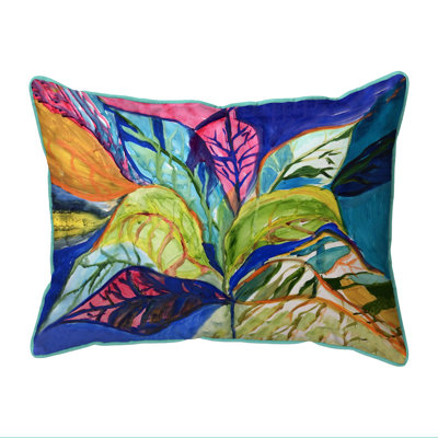 Floral Outdoor Throw Pillow