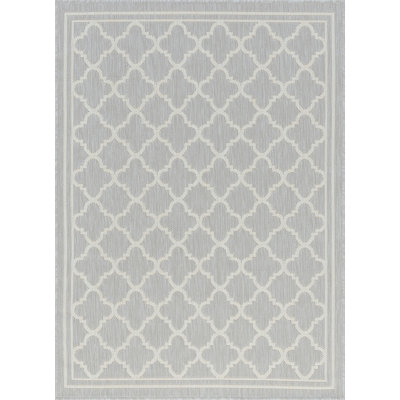 Tapis intérieur / extérieur gris Dewsbury