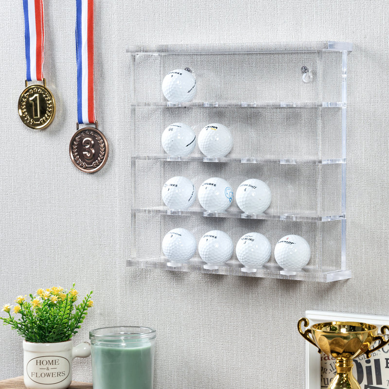 Acrylic Wall Golf Ball Display Case