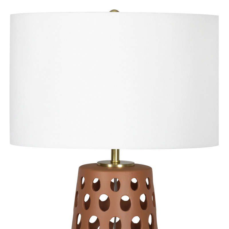 Kelvin Ceramic Table Lamp, Brown