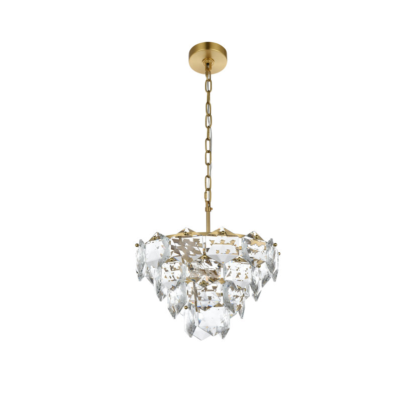 Lustre Cinda 16 pouces , Or satiné