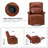Manning 29.6" Wide Genuine Leather Manual Recliner-624662776