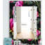 Miroir décoratif 25 fleurs obsidian-40100411