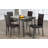 Dawsonville Faux Marble Top Metal Base Dining Table-1890680487-1890680484-1890707385