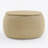Round Storage Ottoman, 2 in 1 Function, Work as End table and Ottoman-1403322077