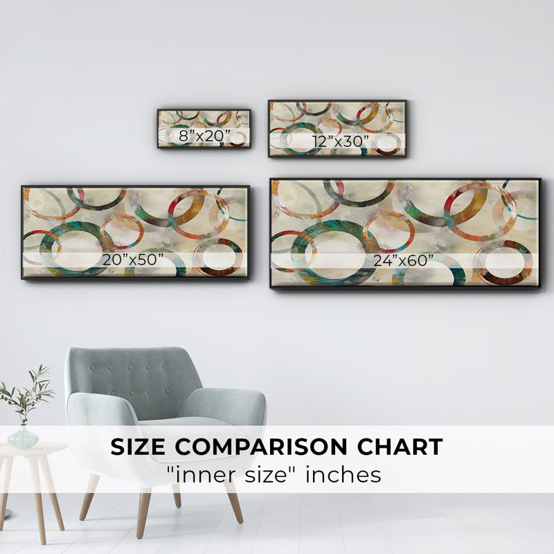 Rings Galore- Framed Canvas