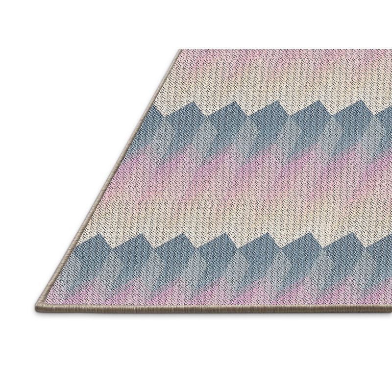 Pospisil Geometric Indoor Rug, Rectangle 2' x 5'