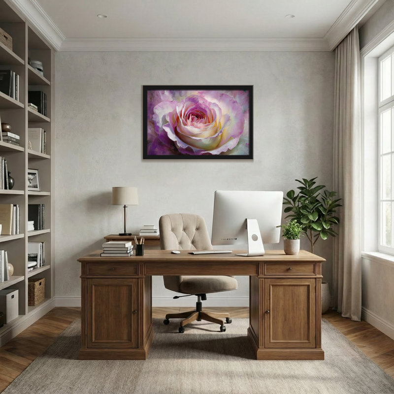 Plantes et fleurs, impression d'art sur toile, H 20 po x l 30 po