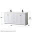 Meuble-lavabo double autoportant avec plateau Avery-92725394-92725395-98230390