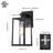Bostock 13.46" Outdoor Wall Sconce 1-Light With Rectangular Aluminum Frame Waterproof, UL Listed-32810869