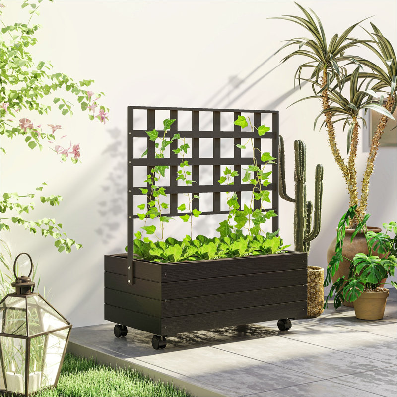 Solid Wood 1 Tier Plant Stand