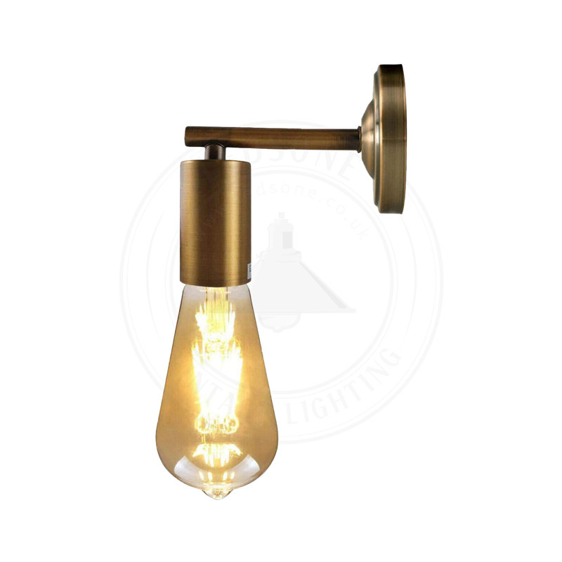Lebert 2 - Light Armed Sconce, Yellow Brass