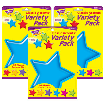 Trend Gumdrop Stars Classic Accents