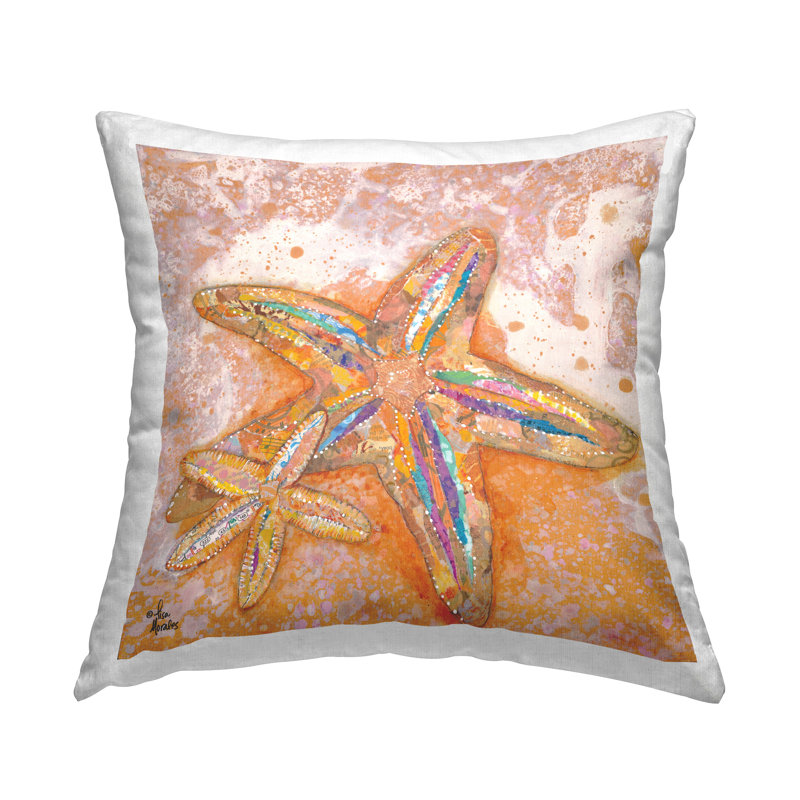 Coussin Starfish Beach Shore