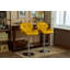 Tabourets de bar contemporain à hauteur réglable touffetés-1378022029