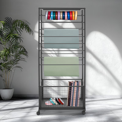 16 Tier Freestanding Ribbon Holder Organizer Rack