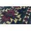 Hand-Knotted High-Quality Blue, Red, and Cream Runner