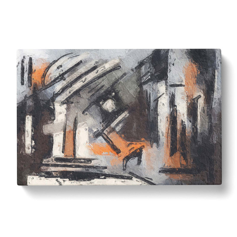 Abstract Art Painting Vol.73 - Wrapped Canvas Painting, 35cm H x 50cm W x 3cm D