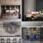 Brushed Brass Finish Globe Crystal Pendant Light - Mini Dimmable LED Hanging Ceiling Fixture