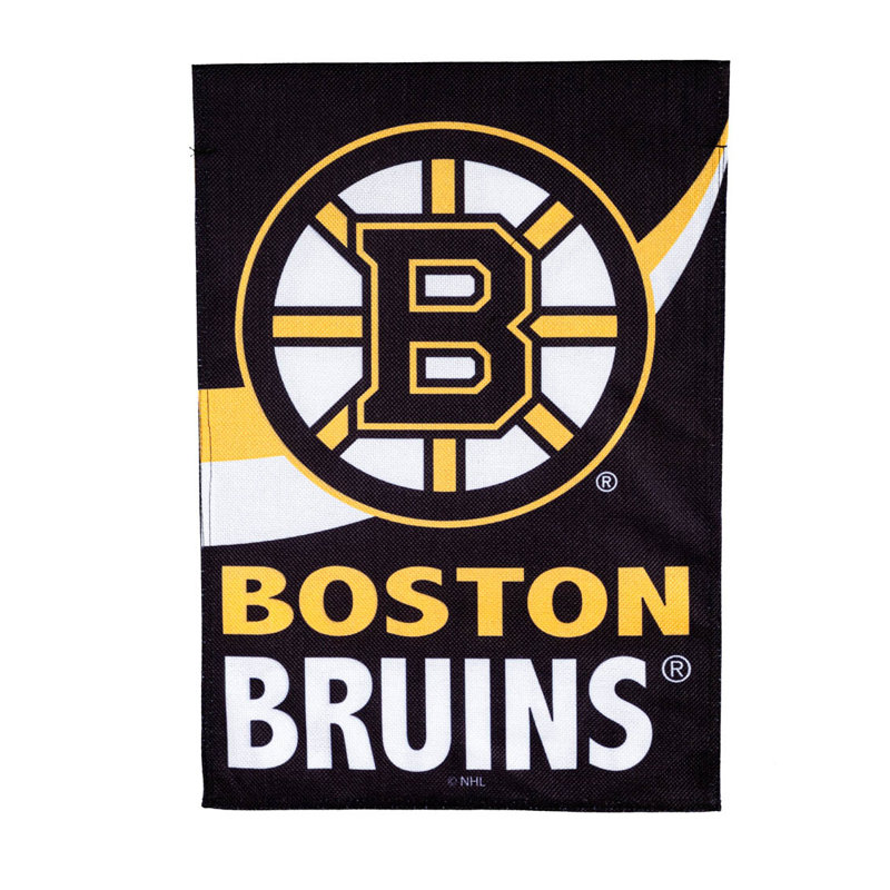 Drapeau de jardin en polyester 18 x 13 po Boston Bruins