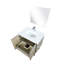 Meuble-lavabo rustique, robinet inclus, 18 miroirs-1601712165