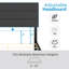 Lit plateforme Boyd Sleep Ravenna | Tête de lit réglable | Compatible avec une base à profil bas | Conception moderne de la Manche | Capacité de 700 lb-2130356963-2130356962