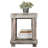 2 Tier Solid Wood Accent End Table