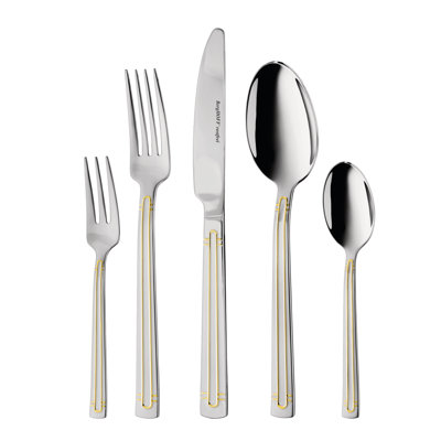 BergHOFF Essential Heritage by Ralph Kramer 30 Piece 18/10 Stainless Steel Flatware Set, Service for 6 -  1230502