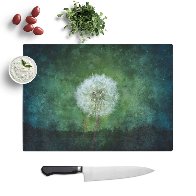 Dandelion Seeds Vol.1 Painting Chopping Board, 28.5cm W x 39cm L
