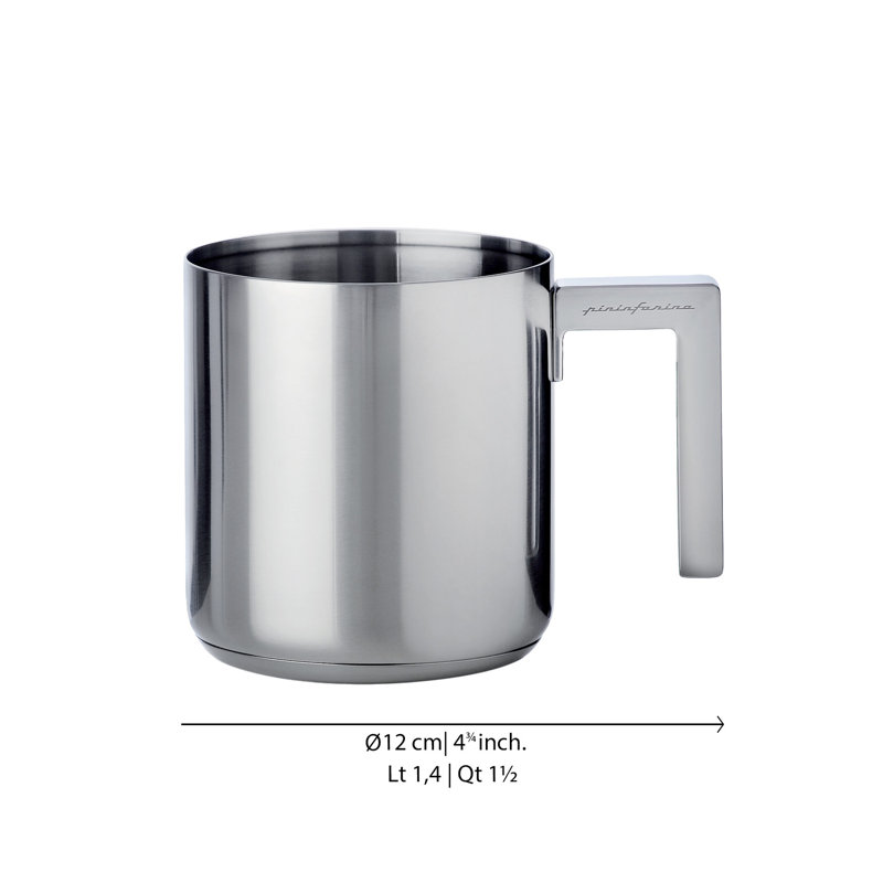 Chaudière à lait Lt.1.4 Stile en acier inoxydable