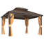 Serre L 12 pi. D Pavillon de jardin en aluminium