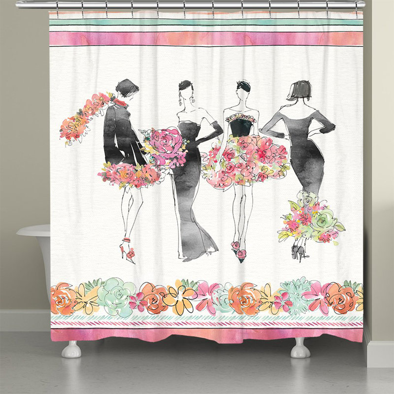 Rideau de douche simple Upper Strode