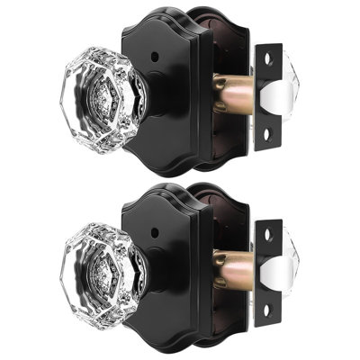 Crystal Privacy Door Knobs