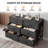 Ojaswi 42.3" W 6-Drawer Dresser With Wooden, Modern Large Storage Dresser With Metal Frame For Bedroom, TV Stand For 50 Inches TVs, Hallway, Entryway-1974342277