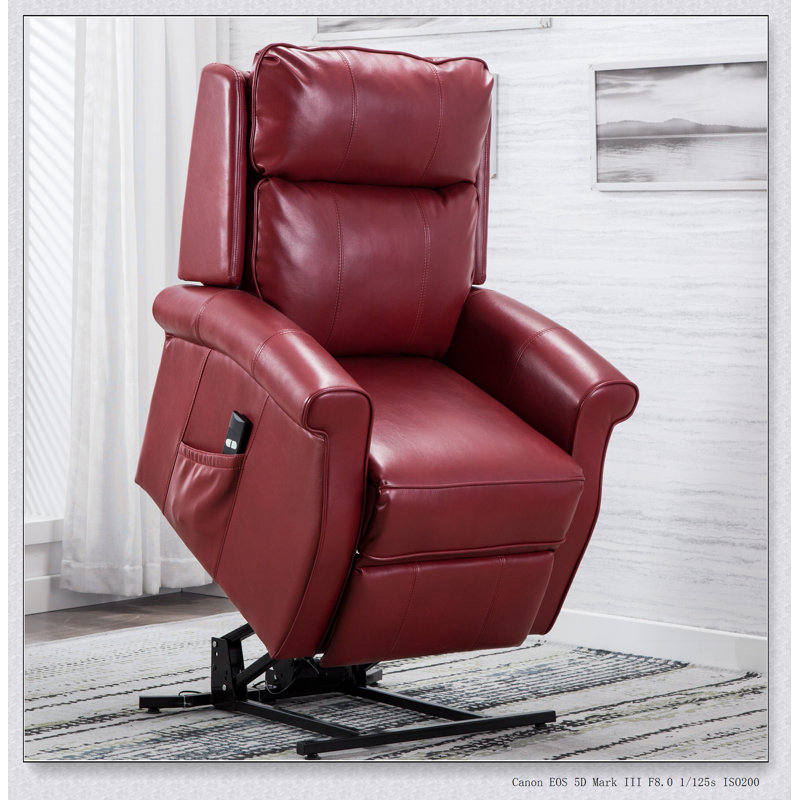 Landis Traditional Lift Chair High quality Recliners, good looking, comfortable, Red