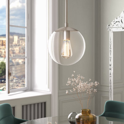 Luminaire suspendu sphère 1 lumière Warby