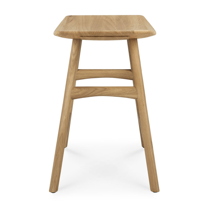 Osso Solid Wood Stool, Oak, Bar Stool (30.91" Seat Height)