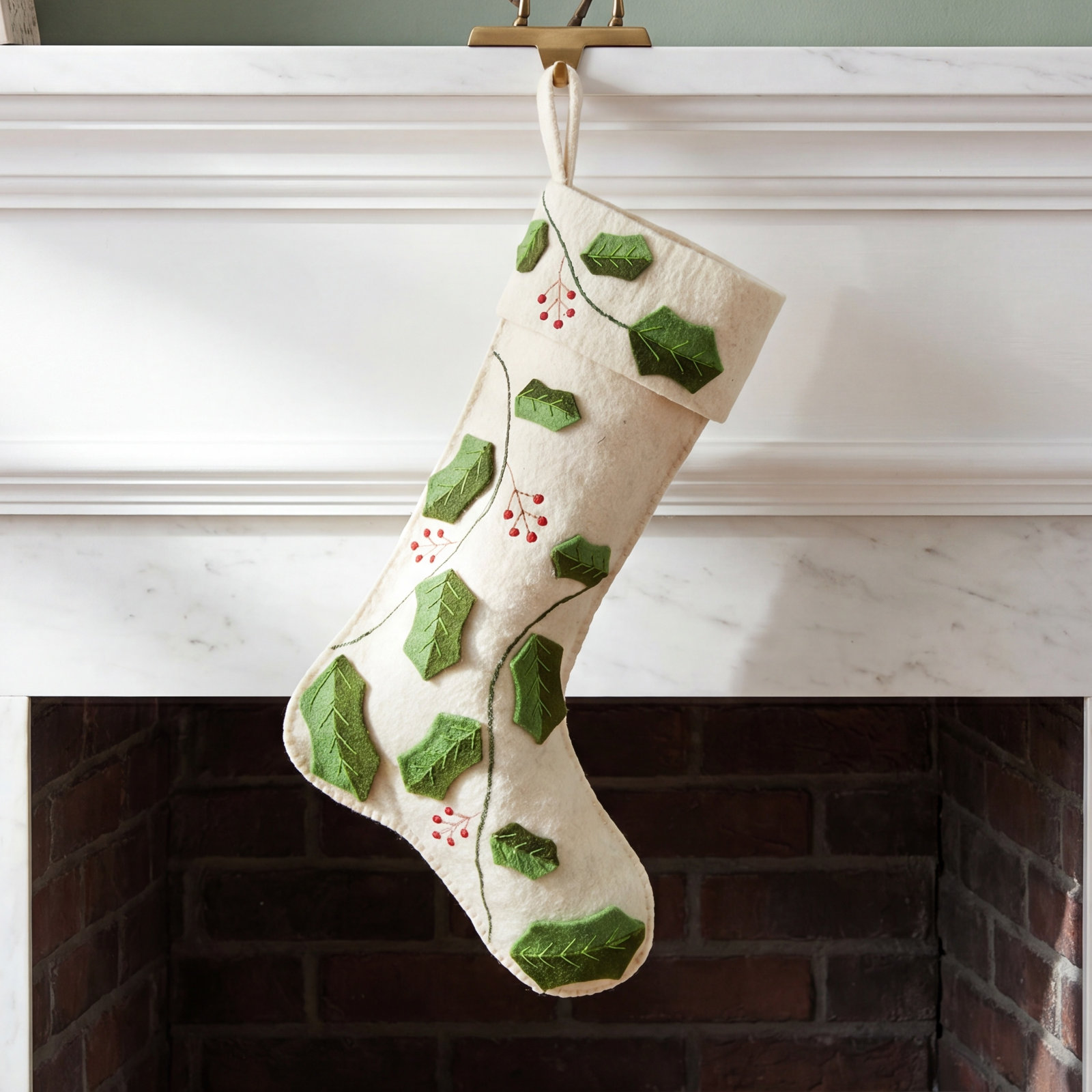 Embroidered Stocking