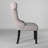 Manchester Upholstered Side Chairs, Light Grey/Black