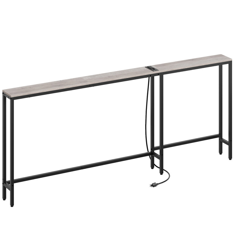 Table basse en L 70,9 po, Gris, H 29,5 po x l 70,9 po x P 5,9 po