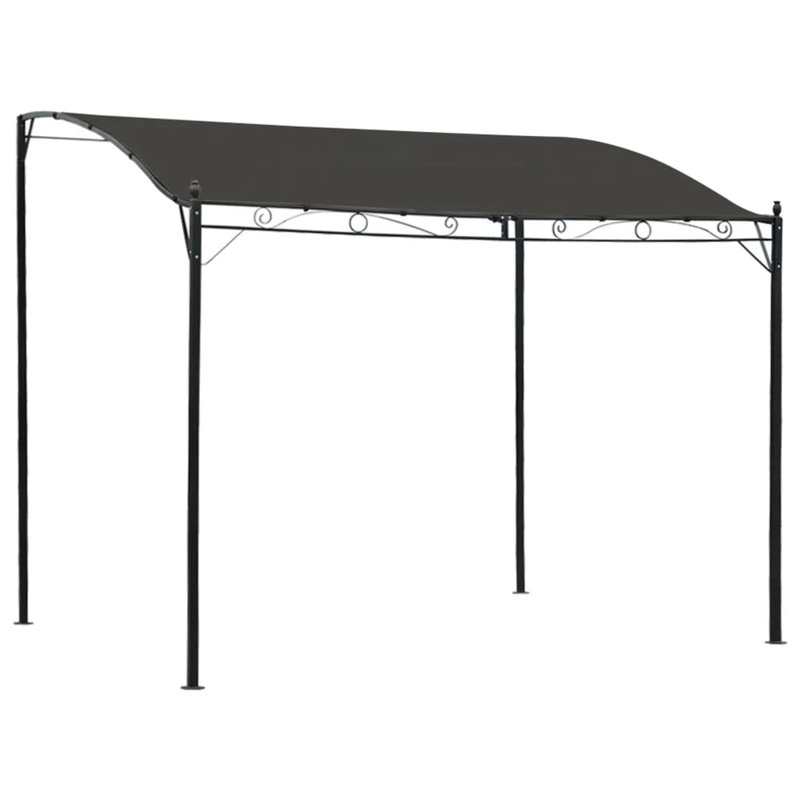 118,1 pi L 94,5 pi. D Pavillon de jardin en acier, Anthracite