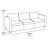 78.9'' Wide Patio Sofa with Sunbrella® Cushions-27407360