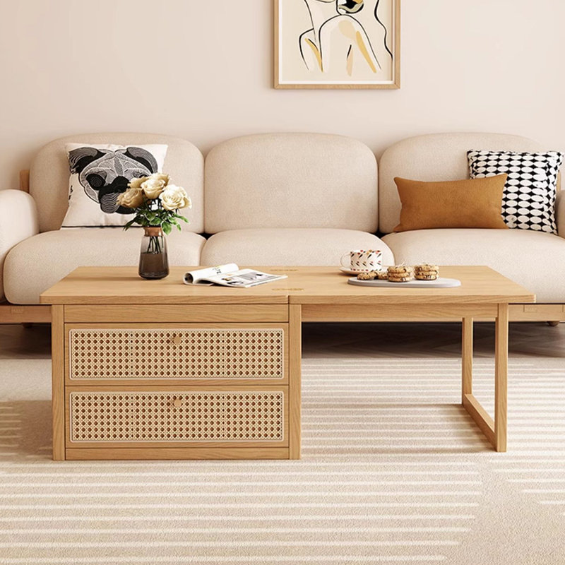 Table basse moderne simple en bois massif