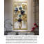 Décoration murale feuille de ginkgo de luxe de style européen
