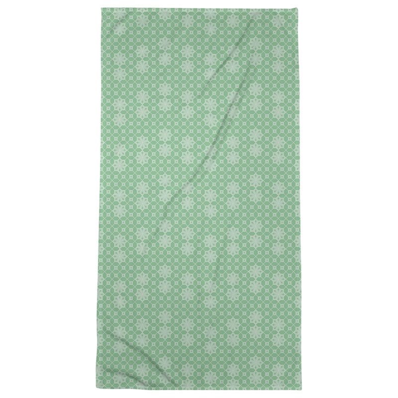 Katelyn Elizabeth Cotton Blend Bath Towel, Green