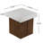 MGO Square Side Table