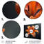 Orange orange, lis noir, photo de printemps IV - lys, art mural-391415418-391415417